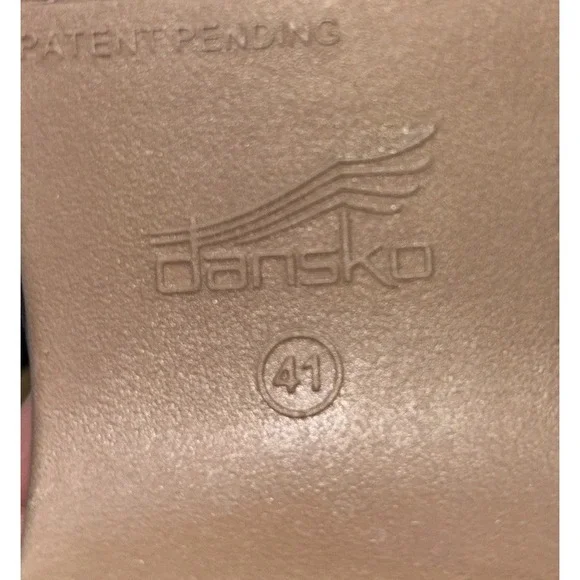 Dansko Britney Womens 41 Clogs Mary Jane Black Nubuck Slip-On Mule Shoe Comfort - Picture 12 of 12